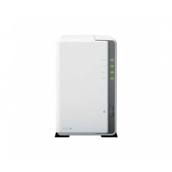 Caja NAS Synology DiskStation DS223j (2 Bahías, Sin Disco Duro)
