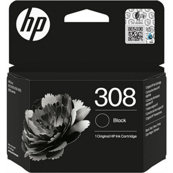 Cartucho de Tinta HP 308 Negro Original (160 Páginas) (7FP21UE)