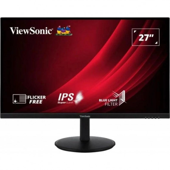 Monitor Viewsonic VG2709-2K-MHD-2 27" IPS QHD Ergonómico con HDMI, DisplayPort y Altavoces