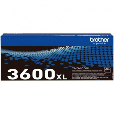 T&oacute;ner Original Brother TN3600XL Negro de Alta Capacidad