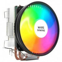 Ventilador Disipador MARS GAMING Mcpuargb Cpu 90MM Argb para Intel/amd Negro