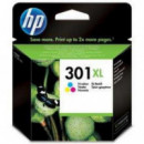 Cartucho de Tinta Original HP 301XL (CH564EE) Tricolor