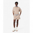 Sudadera Lacoste con capucha ajustable oversized de mujer