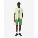 Camiseta de algodón con bloques de color de Lacoste