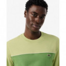 Camiseta de algodón con bloques de color de Lacoste
