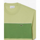 Camiseta de algodón con bloques de color de Lacoste