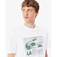Camiseta de Algodón Estampada de LACOSTE