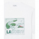 Camiseta de algodón estampada de Lacoste