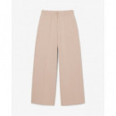 Pantalón de chándal de corte amplio de punto jersey de mujer