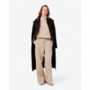 Pantalón de chándal de corte amplio de punto jersey de mujer