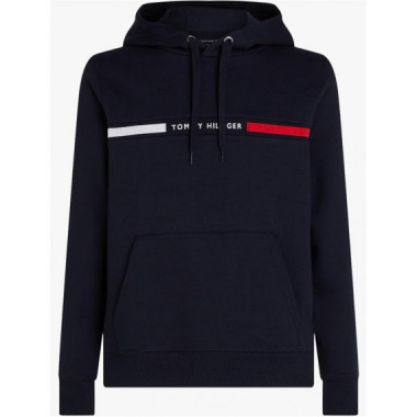 TOMMY HILFIGER - HILFIGER CHEST INSERT HOODY - DW5 - F|MW0MW37361/DW5