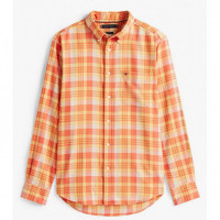 TOMMY HILFIGER - SOFT TOUCH BLEND CHECK RF SHIRT - 0PE - F|MW0MW41422/0PE