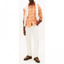 TOMMY HILFIGER - SOFT TOUCH BLEND CHECK RF SHIRT - 0PE - F|MW0MW41422/0PE