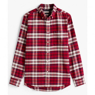 TOMMY HILFIGER - HERO FLANNEL TARTN RF SHIRT - 0QJ - F|MW0MW41345/0QJ
