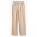 TOMMY HILFIGER - VIS TWILL PULL ON WIDE LEG PANT - AEG - F|WW0WW46750/AEG