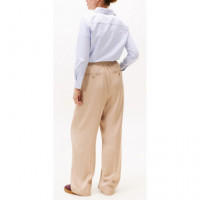 TOMMY HILFIGER - Vis Twill Pull On Wide Leg Pant - Aeg - F|WW0WW46750/AEG