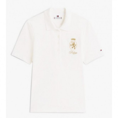TOMMY HILFIGER - GOLD CREST REG SS POLO - YBL - F|WW0WW47315/YBL