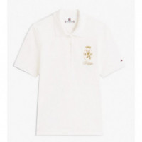 TOMMY HILFIGER - GOLD CREST REG SS POLO - YBL - F|WW0WW47315/YBL