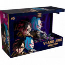 Pack de 2 Figuras Vi y Jinx Arcane League Of Legends 11CM  YOU TOOZ
