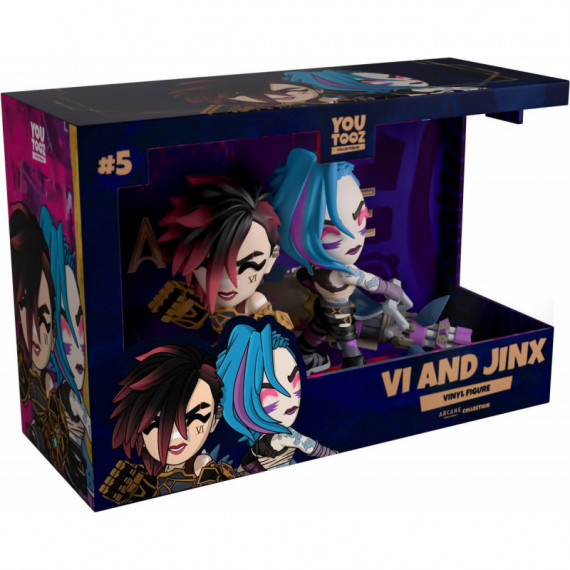 Pack de 2 Figuras Vi y Jinx Arcane League Of Legends 11CM  YOU TOOZ