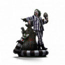 Figura Estatua Beetlejuice 1/10 Art Scale 19CM  IRON STUDIOS