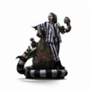 Figura Estatua Beetlejuice 1/10 Art Scale 19CM  IRON STUDIOS