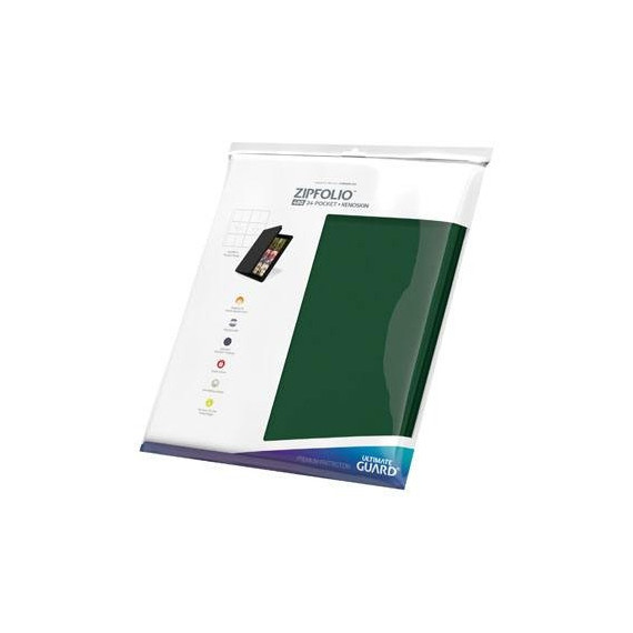 Archivador con cremallera Ultimate Guard Zipfolio 480 cartas Verde