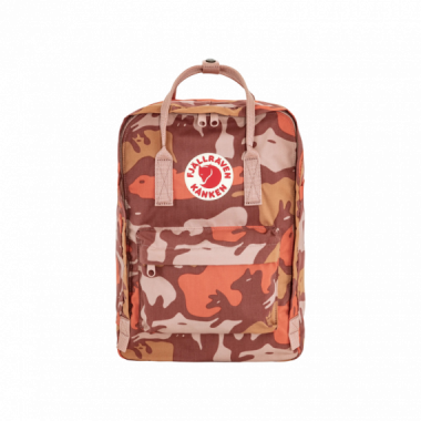 Fjallraven Mochila FJ&Auml;LLR&Auml;VEN Graphics Laptop 15" Chalk Rose Hidden Animals