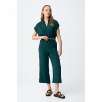 Pantalones Mujer Pantalones TIFFOSI FRANCESCA_6B Verde