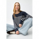 Camisetas Camiseta TIFFOSI VENICE_4 Lyons Blue