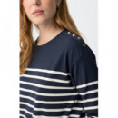 Camisetas Camiseta TIFFOSI VENICE_4 Lyons Blue