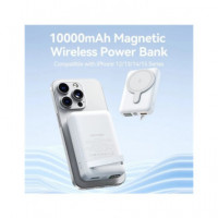 VENTION Bateria Externa Portatil 10000mAh Magnetica Inalambrica Negra FHTBO