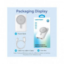 VENTION Bateria Externa Portatil 10000mAh Magnetica Inalambrica Negra FHTBO