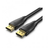 VENTION Cable Displayport M/m 1.4 5MTRS Hcdbj Negro