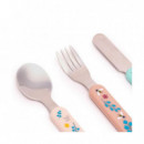 Cubiertos Infantiles Steel Cutlery Set Dreamland Miniland