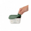 Set 2 Herméticos 400ml. De Material Bio Naturset Frog Miniland