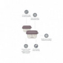 Set 2 Herméticos 400ml. De Material Bio Naturset Chick Miniland