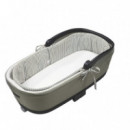 Cubre Capazo Reversible Varillas + Sábana Ajustable Praliné Vichy/rayas Walking Mum