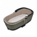 Cubre Capazo Reversible Varillas + Sábana Ajustable Praliné Vichy/rayas Walking Mum