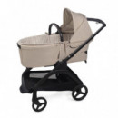 Cubre Capazo Reversible Varillas + Sábana Ajustable Praliné Vichy/rayas Walking Mum