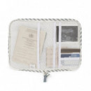 Portadocumentos Praliné Rayas Walking Mum