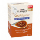 GOURMET Gato Soup Royale Salmon 6X45 Gr