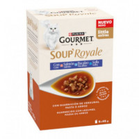 GOURMET Gato Soup Royale Salmon 6X45 Gr