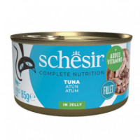 SCHESIR Gato Adulto Atún Gelatina Lata 85 Gr