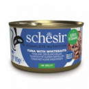 SCHESIR Gato Adulto Atun y Chanquete Gelatina Lata 85 Gr