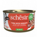 SCHESIR Gato Adulto Atun y Gamba Gelatina Lata 85 Gr