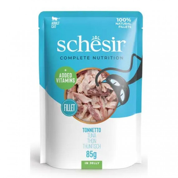 SCHESIR Gato Adulto Atún Gelatina Pouch 85 Gr