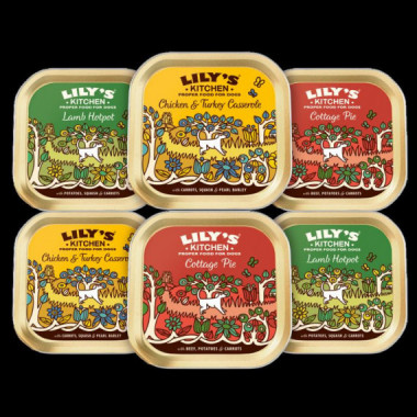 LILY'S KITCHEN Perro Adulto Classic Dinner Tarrina 6X150 Gr