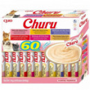 CHURU Gato Snack Variedades de Atun 60 Ud