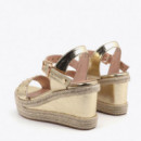 Lola Casademunt Cuña con efecto rafia LS2605027-0M2